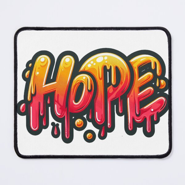 Item preview, Letter hope with orange colour juicy text designed and sold by HestiAltra.