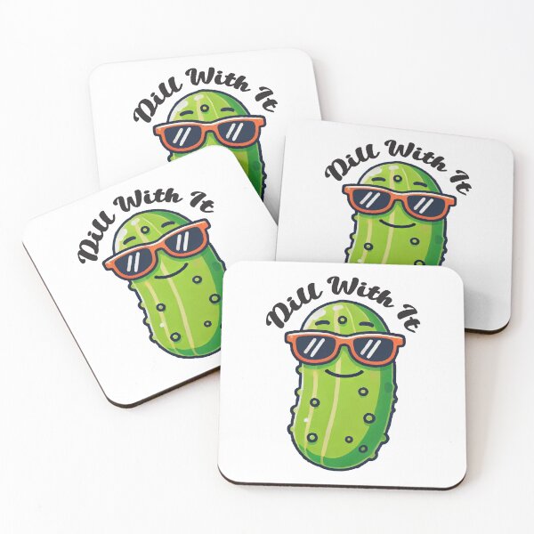 Item preview, Dill With It (black text) designed and sold by OlivDesignsCo.