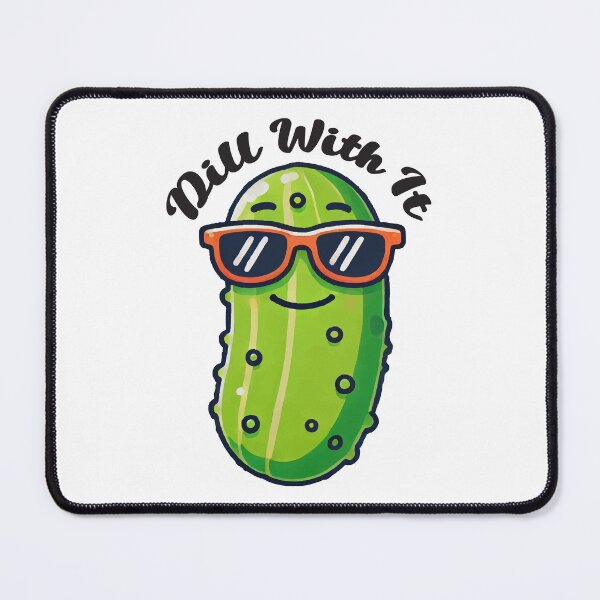 Item preview, Dill With It (black text) designed and sold by OlivDesignsCo.