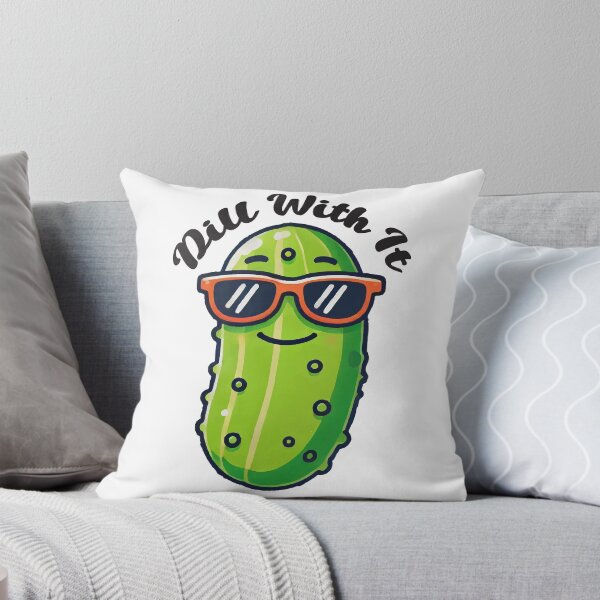 Item preview, Dill With It (black text) designed and sold by OlivDesignsCo.