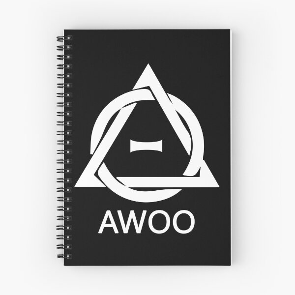 Item preview, Theta-Delta Therian Symbol Therianthropy WHITE "AWOO" designed and sold by PD Therian.