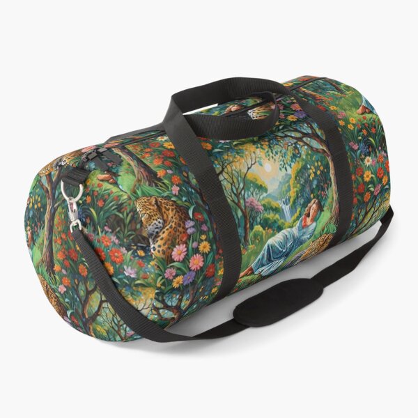 Item preview, Sleeping Woman and Leopard Live in Safety. designed and sold by IvaRenee.