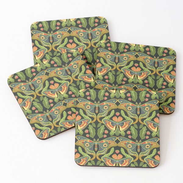 Item preview, Chinese Moon Moth Pattern designed and sold by MindFulStudios.