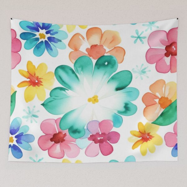 Item preview, Bright floral pattern  designed and sold by Roxburylane.