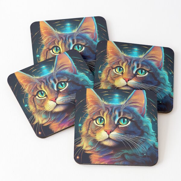 Item preview, Colourful AI Cat designed and sold by AussieAl.
