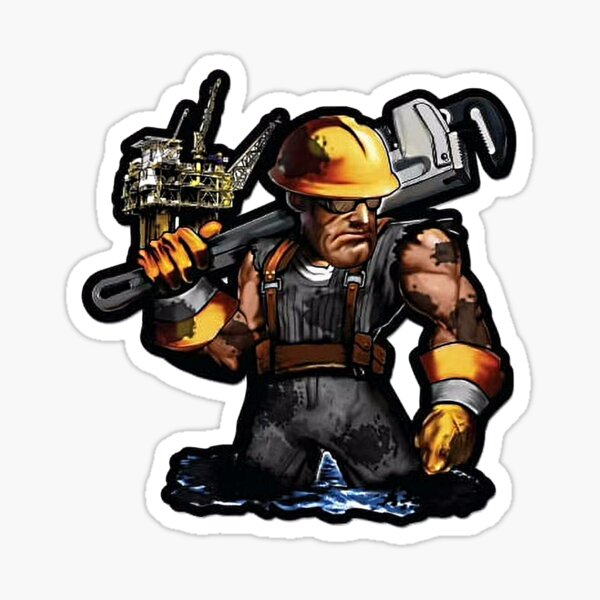 3 Adesivi Per Casco Redneck Skull - StickerPirate H328 - Roughneck Oilfield