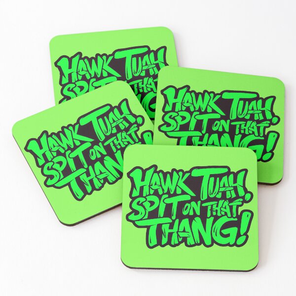 Artikelvorschau, Hawk Tuah Spit On That Thang Meme Zitat im Graffiti-Stil entworfen und verkauft von TheArtOfPat.
