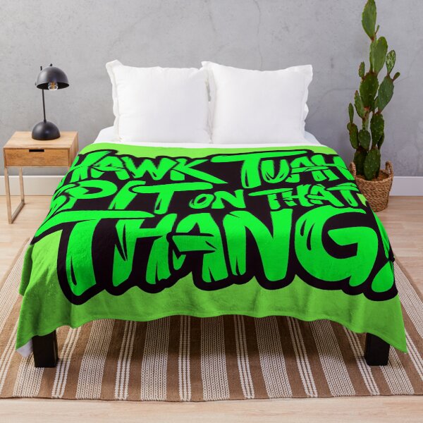 Artikelvorschau, Hawk Tuah Spit On That Thang Meme Zitat im Graffiti-Stil entworfen und verkauft von TheArtOfPat.