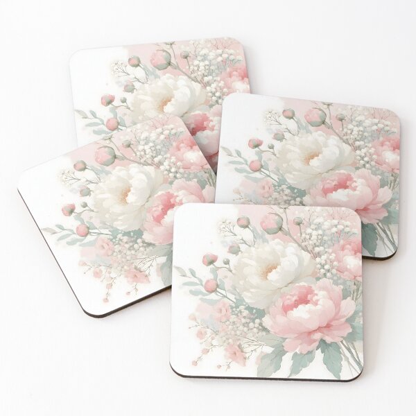 Item preview, Peonies : Three designed and sold by 123Rainbow.
