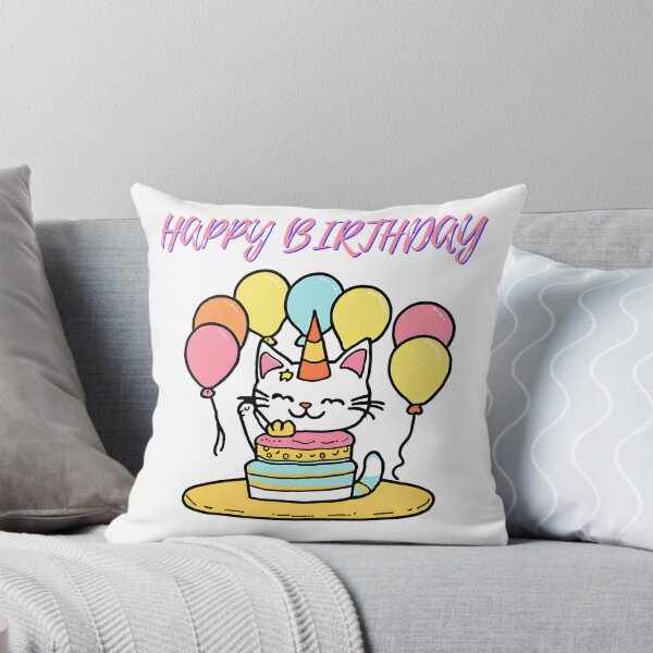 Item preview, Happy Birthday Cat designed and sold by jonicmarko.