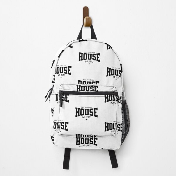 Item preview, HOUSE MUSIC  - University Steez (black full)  designed and sold by Discothreadz.