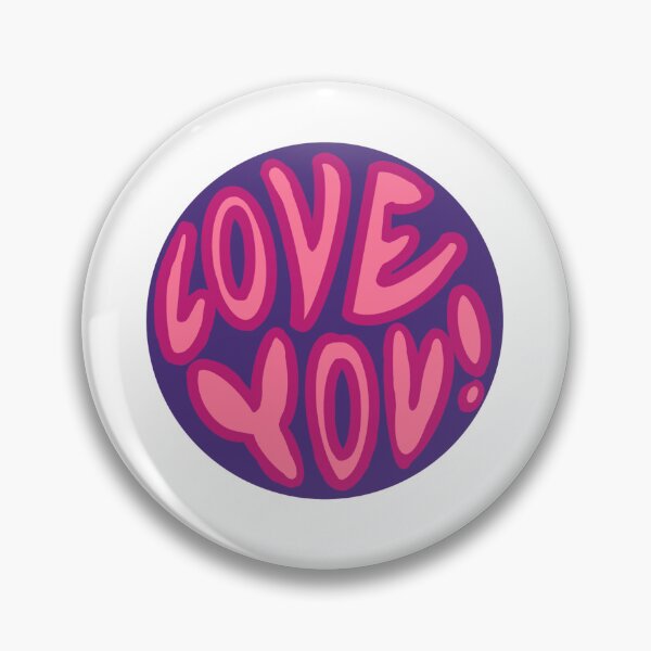 Item preview, Love You! Pink and Purple designed and sold by ZadieVaughn01.