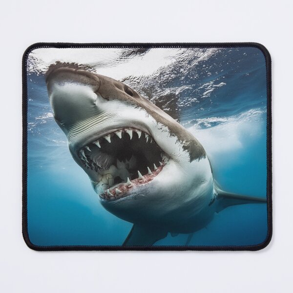 Item preview, Great White Shark With Great White Teeth designed and sold by AussieAl.