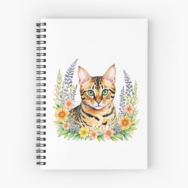Item preview, Bengal Cat And Flowers designed and sold by TheAnimalZ00.