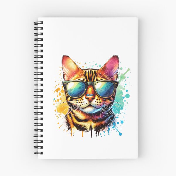 Item preview, Watercolor Bengal Cat Wearing Sunglasses designed and sold by TheAnimalZ00.