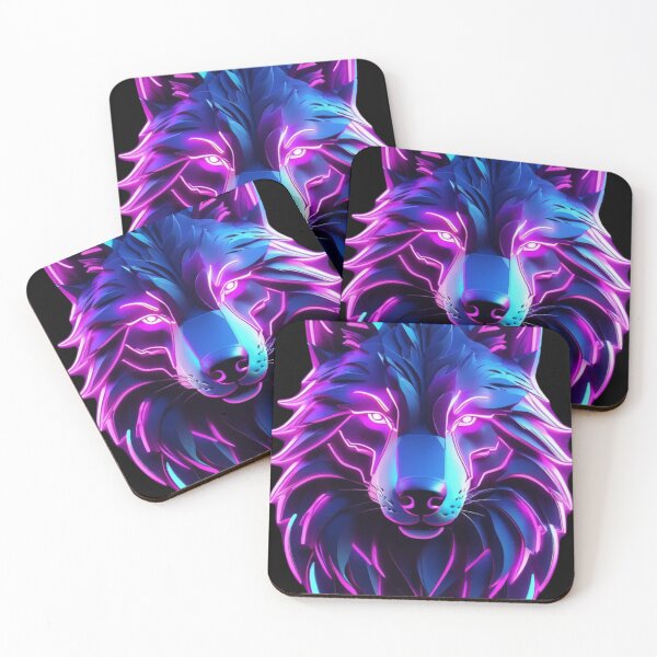 Item preview, Neon Wolf Lights designed and sold by AOG-DESIGNS.
