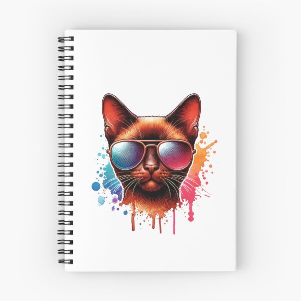 Item preview, Watercolor Havana Brown Cat Wearing Sunglasses designed and sold by TheAnimalZ00.