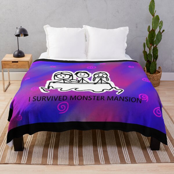 Item preview, (Tapestry) I SURVIVED MONSTER MANSION designed and sold by NeverTrustFart.
