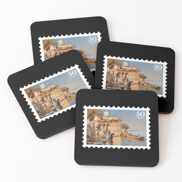 Item preview, Mathura (India), vintage travel stamp designed and sold by RabbitK.