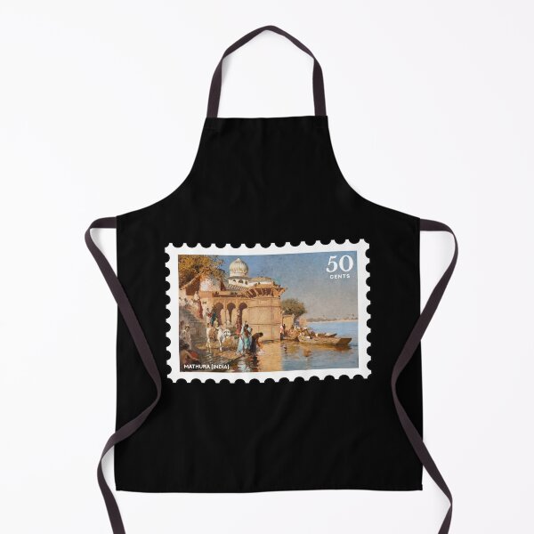 Item preview, Mathura (India), vintage travel stamp designed and sold by RabbitK.