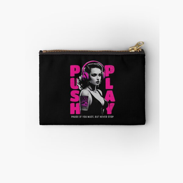 Item preview, Push Play - Never Stop - Techno Music DJ Life designed and sold by Urban-Alien.