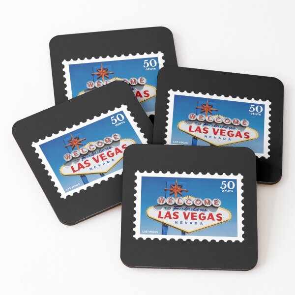 Item preview, Las Vegas, vintage travel stamp designed and sold by RabbitK.