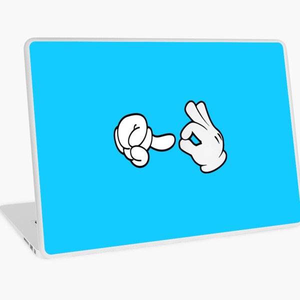 Mickey Mouse Hands Laptop Skins Redbubble