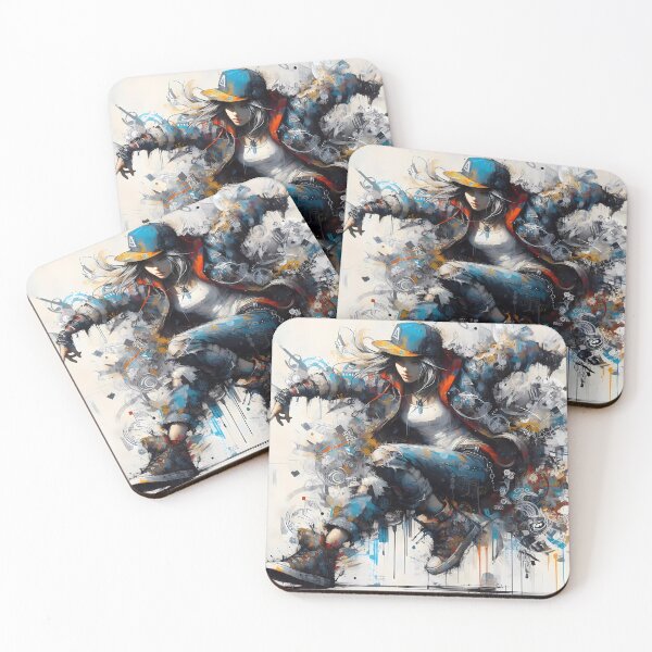 Item preview, Alice con traje urbano, estilo graffiti. designed and sold by Ssevi.