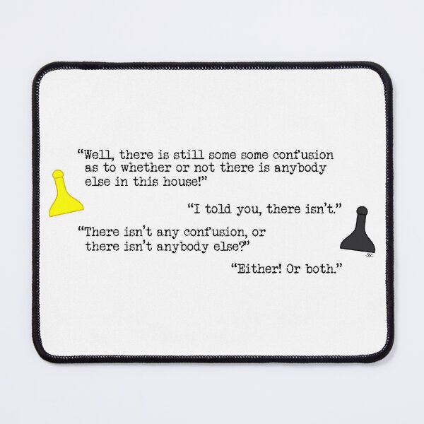 Item preview, Clue Confusion Quote designed and sold by SpectreSparkC.