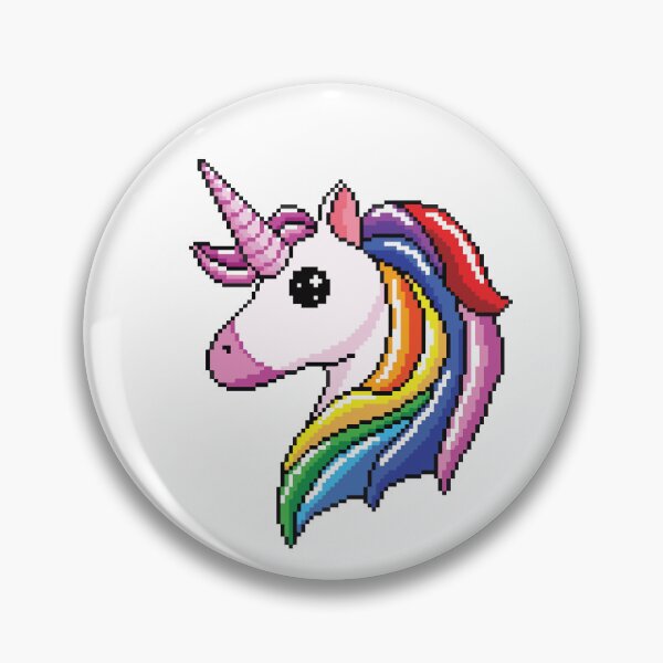 Item preview, Pixelate Unicorn Horse Design  designed and sold by AbuBabaStickers.