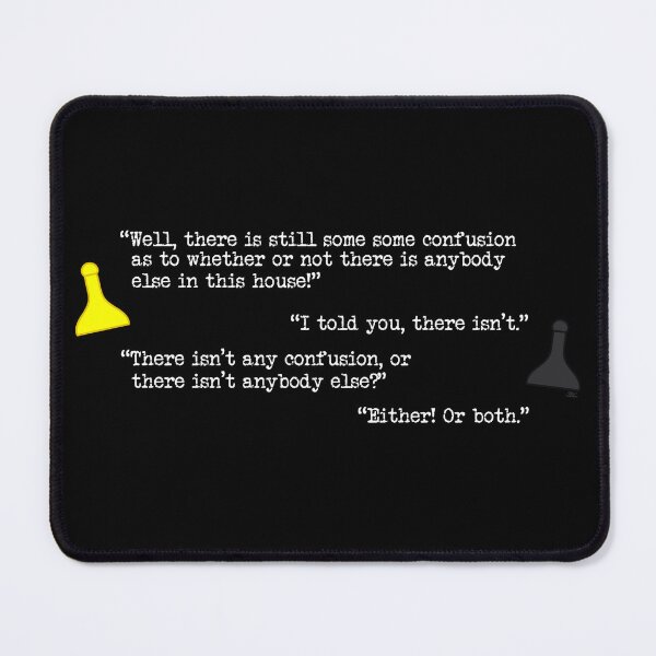 Item preview, Clue Confusion Quote designed and sold by SpectreSparkC.