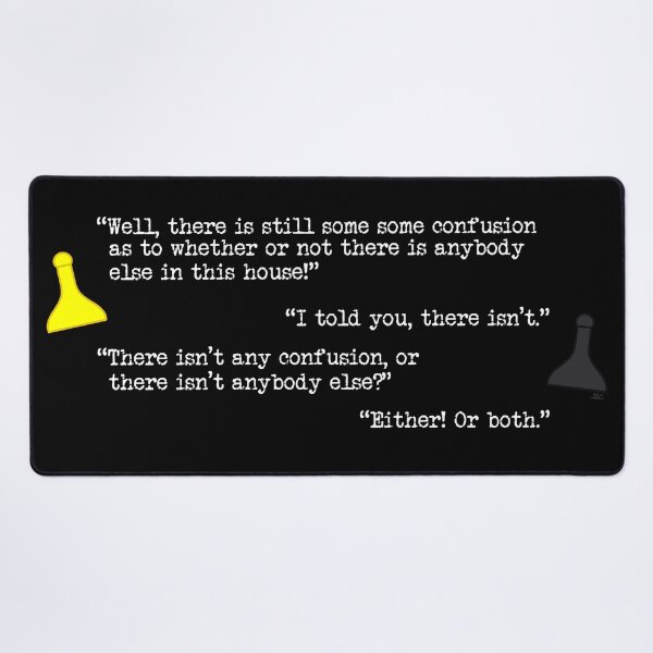 Item preview, Clue Confusion Quote designed and sold by SpectreSparkC.