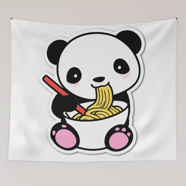 Item preview, noodle panda designed and sold by aliraweb.
