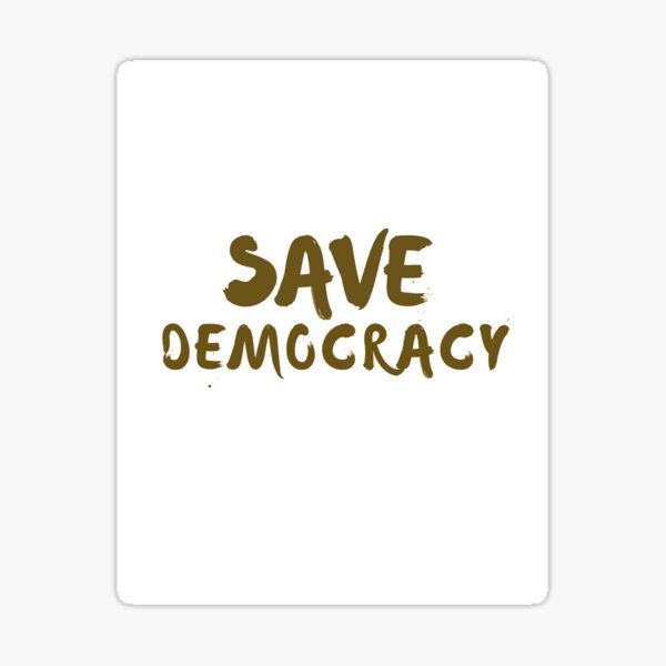 Artikel-Vorschau von Rettet die Demokratie, designt und verkauft von Arshshop1.