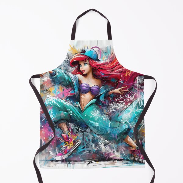 Item preview, Ariel in urban outfit, graffiti-style designed and sold by Ssevi.