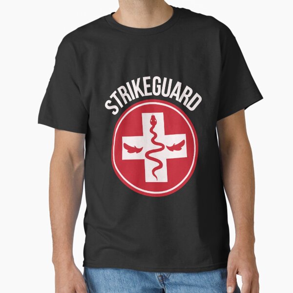 Item preview, Strikeguard: Logo w/ White Lettering (Black) designed and sold by Winged-Snake.