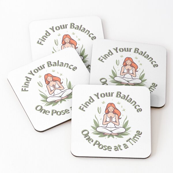 Item preview, Find Your Balance, One Pose at a Time designed and sold by MorrinaStyle.