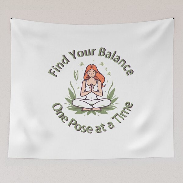Item preview, Find Your Balance, One Pose at a Time designed and sold by MorrinaStyle.