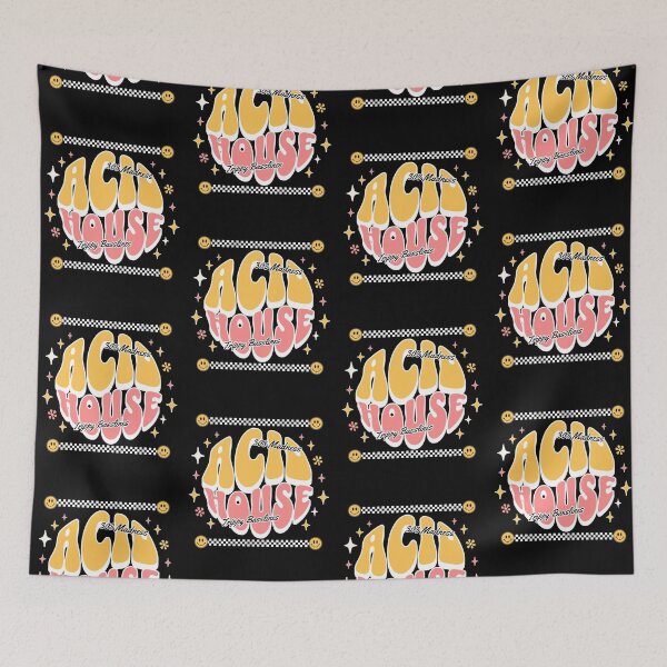 Item preview, ACID HOUSE  - Trippy Basslines (white)  designed and sold by Discothreadz.