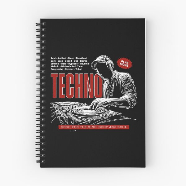 Item preview, Play More Techno - Music Lover DJ Life designed and sold by Urban-Alien.
