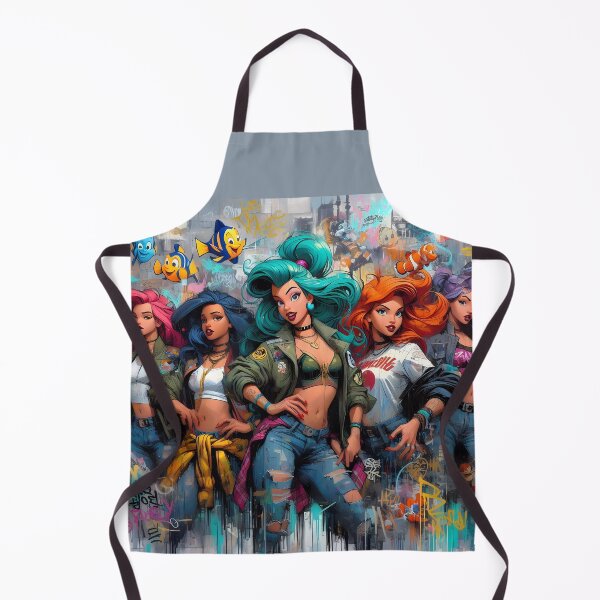 Item preview, Daughters of Triton in urban outfit, graffiti-style designed and sold by Ssevi.