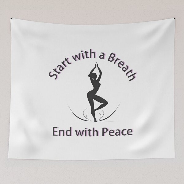 Item preview, Start with a Breath, End with Peace designed and sold by MorrinaStyle.