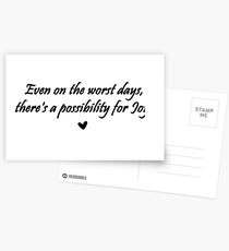 Caskett Joy Postcards