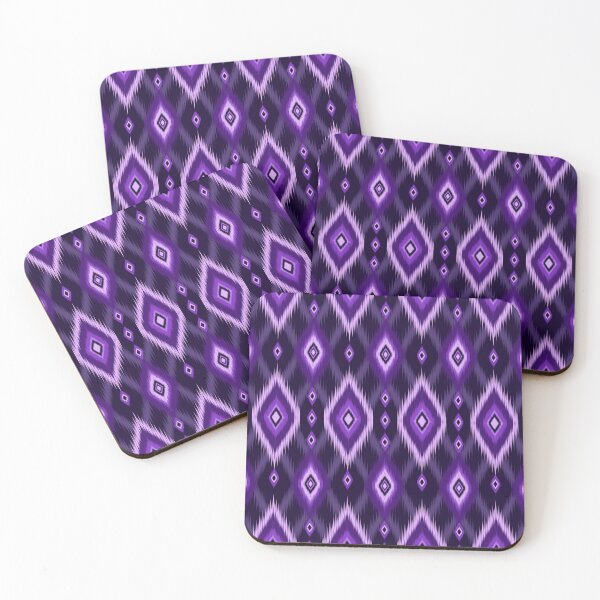 Item preview, Purple Theme Ikat Diamond designed and sold by teaw-teaw.