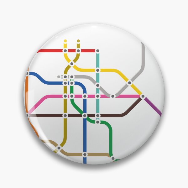 Item preview, Mexico City Metro Map designed and sold by AugustStation.