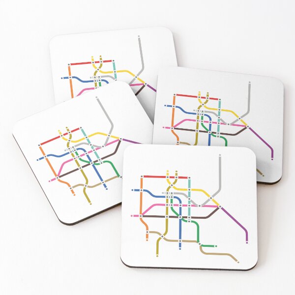 Item preview, Mexico City Metro Map designed and sold by AugustStation.