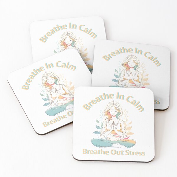 Item preview, Breathe In Calm, Breathe Out Stress designed and sold by MorrinaStyle.
