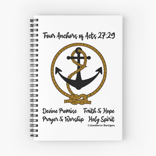 Item preview, Four Anchors of Acts 27:29 for Lifes Shipwrecks designed and sold by JanderraDesigns.