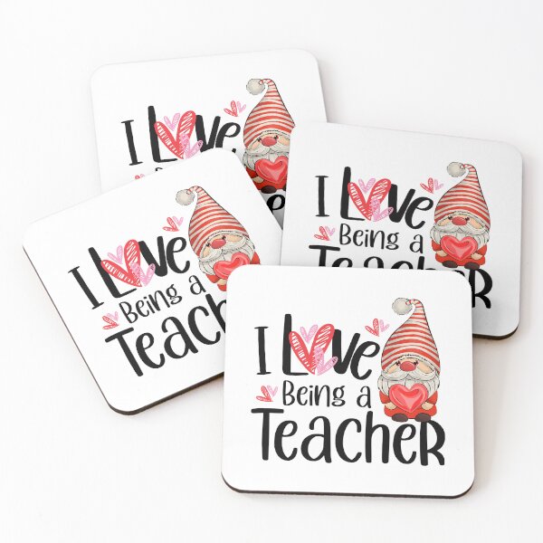 Item preview, I LOVE BEING A TEACHER, GNOME TEACHER, TEACHER  APPRECIATION designed and sold by PRINYOS.