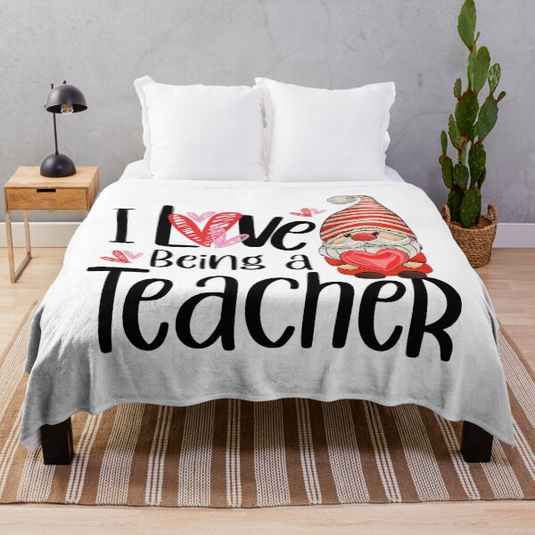 Item preview, I LOVE BEING A TEACHER, GNOME TEACHER, TEACHER APPRECIATION designed and sold by PRINYOS.